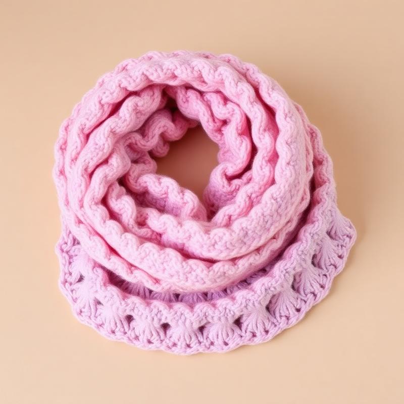 Crochet Scarf - Pastel